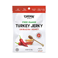 Think Jerky Sriracha Honey Turkey Jerky, 1 oz Pouch, 12/Pack (GRR22000983)