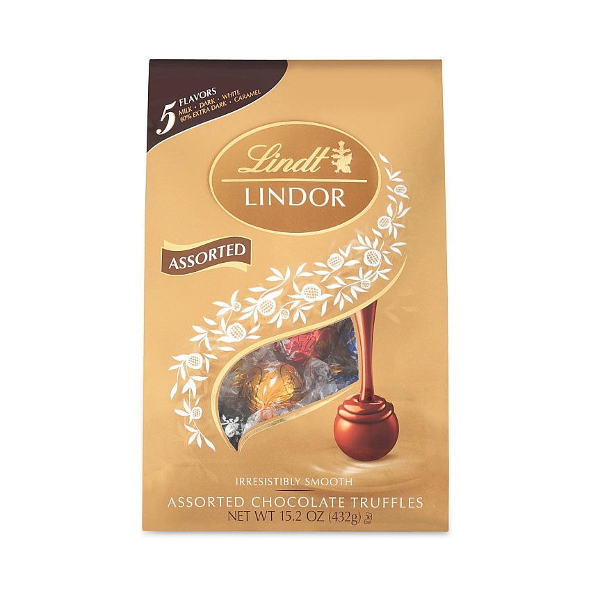Lindt Lindor Assorted Truffles Platinum Bag, 15 oz, 36 Pieces (GRR30101027)