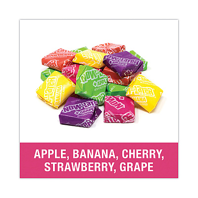 Now and Later Mixed Fruit Chews, Assorted Flavors, 60 oz Tub, 365 Pieces (GRR20900224)