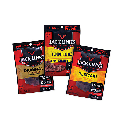 Jack Links Beef Jerky Variety Pack, 1.5 oz, 9/Carton (GRR22000411)