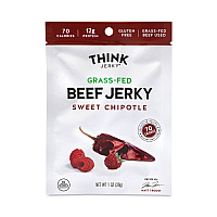 Think Jerky Sweet Chipotle Beef Jerky, 1 oz Pouch, 12/Pack (GRR22000985)