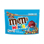 M & M's Milk Chocolate Mini Size Candy, 10.1 oz Bag, 3 Bags/Box, Delivered in 1-4 Business Days (22501020)