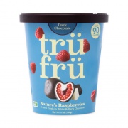 Tru Fru Nature's Hyper-Chilled Raspberries in White and Dark Chocolate, 5 oz Cup, 8/Carton, Ships in 1-3 Business Days (90300268)