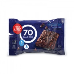 Fiber One 70 Calorie Chocolate Fudge Brownies, 0.89 oz, 40 Count, Delivered in 1-4 Business Days (22000454)