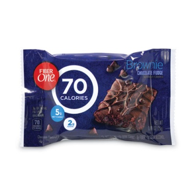 Fiber One 70 Calorie Chocolate Fudge Brownies, 0.89 oz, 40 Count, Delivered in 1-4 Business Days (22000454)