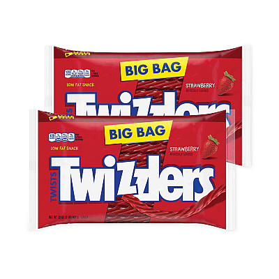 Twizzlers Strawberry Twists, 32 oz Bag, 2/Pack (GRR24600041)
