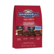 Ghirardelli Squares Premium Dark Chocolate Assortment, 14.86 oz Bag, Delivered in 1-4 Business Days (30001037)