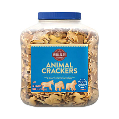 Wellsley Farms Animal Crackers, 62 oz Tub (GRR22000464)