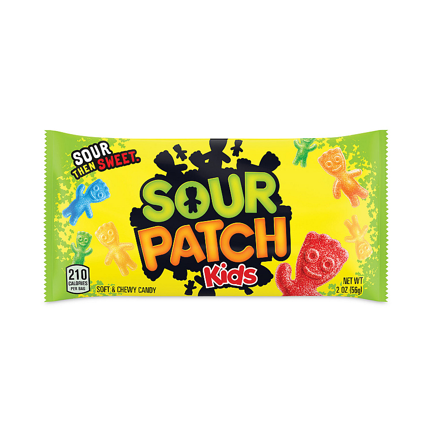 Sour Patch Kids Chewy Candy, Assorted, 2 oz Bags, 24/Pack (GRR30400006)