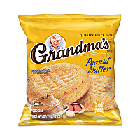 Grandma's Homestyle Peanut Butter Cookies, 2.5 oz Pack, 2 Cookies/Pack, 60 Packs/Carton (GRR29500063)