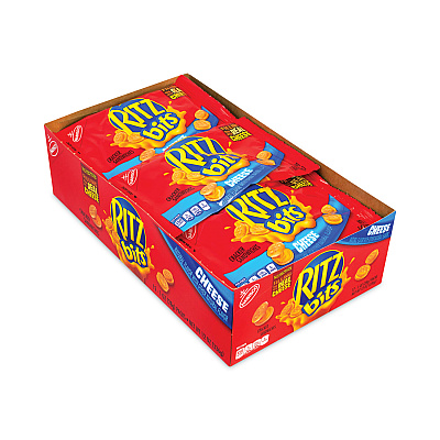 Nabisco Ritz Bits Cheese Sandwich Crackers, 1 oz Pouch, 48 Pouches/Carton (GRR30400071)