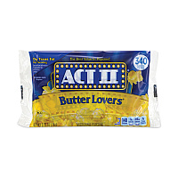 Act II Butter Lovers Microwave Popcorn, 2.75 oz Bag, 36/Carton (GRR20902591)