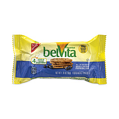 Nabisco belVita Breakfast Biscuits, Blueberry, 1.76 oz Pack, 25 Packs/Carton (GRR22000506)