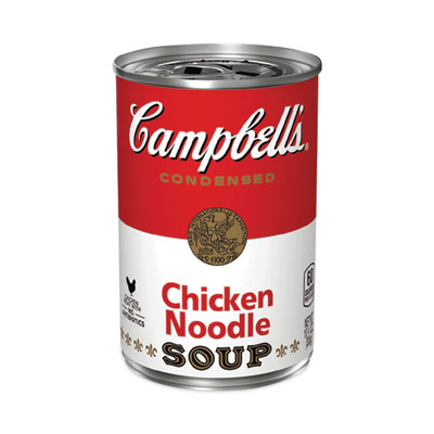 Campbells Condensed Chicken Noodle Soup, 10.75 oz Can, 12/Pack, Delivered in 1-4 Business Days (22000489)