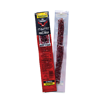 Jack Links Jumbo Teriyaki Beek Steak, 2 oz, 12/Box (GRR27800011)