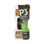 P3 Portable Protein Pack, Honey Roasted Peanuts/Teriyaki Jerky/Sunflower Kernels, 0.88oz, 6/Pack, Delivered in 1-4 Business Days (30700006)