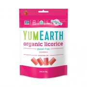 YumEarth Organic Gluten Free Strawberry Licorice, 5 oz Bag, 4/Pack, Ships in 1-3 Business Days (27000045)