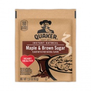 Quaker Instant Oatmeal, Maple and Brown Sugar, 1.51 oz Packet, 40 Count Box, Ships in 1-3 Business Days (22000754)