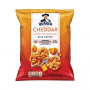 Quaker Rice Crisps, Cheddar Cheese, 0.67 oz Bag, 60 Bags/Box, Ships in 1-3 Business Days (29500051)