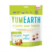 YumEarth Organic Sour Beans, Assorted Flavors, 5 Each of 0.7 oz Snack Packs/Bag, 3 Bags/Pack, Delivered in 1-4 Business Days (27000026)