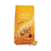 Lindt Lindor Milk Chocolate Caramel Truffles, 8.5 oz Bag, 2 Bags, Delivered in 1-4 Business Days (30101022)