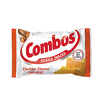 Combos Baked Snacks, 1.8 oz Bag, Cheddar Cheese Pretzel, 18 Bags/Carton (GRR20900409)