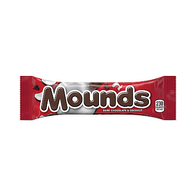 Mounds Candy Bar, Coconut and Dark Chocolate 1.75 oz, 36/Carton (GRR24600180)