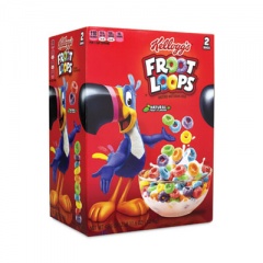 Kellogg's Froot Loops Breakfast Cereal, 43 oz Bag, 2 Bags/Box, Delivered in 1-4 Business Days (22000900)