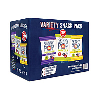SkinnyPop Popcorn Popcorn Variety Snack Pack, 0.5 oz Bag, 36 Bags/Carton (GRR22001049)