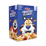 Kellogg's Frosted Flakes Breakfast Cereal, 61.9 oz Bag, 2 Bags/Box, Ships in 1-3 Business Days (22000901)