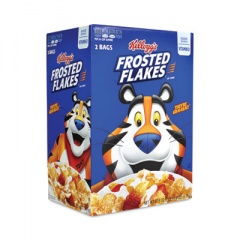 Kellogg's Frosted Flakes Breakfast Cereal, 61.9 oz Bag, 2 Bags/Box, Delivered in 1-4 Business Days (22000901)