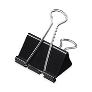 Universal Binder Clip Zip-Seal Bag Value Pack, Mini, Black/Silver, 144/Pack (UNV10199VP)