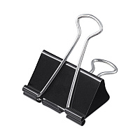 Universal Binder Clip Zip-Seal Bag Value Pack, Large, Black/Silver, 36/Pack (UNV10220VP)