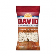 DAVID Pumpkin Seeds, Original Flavor, 2.25 oz Bag, 12/Carton, Delivered in 1-4 Business Days (20900642)