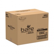 Dart Bare Eco-Forward Sugarcane Dinnerware, Bowl, 12 oz, Ivory, 125/Pack, 8 Packs/Carton (12BSC)