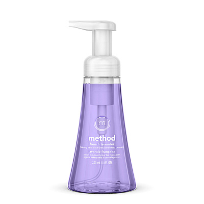 Method Foaming Hand Wash, French Lavender Scent, 10 oz, 6/Carton (383154CT)