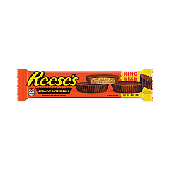 Reese's King Size Peanut Butter Cups, 2.8 oz Bar, 24 Bars/Carton (GRR20901302)