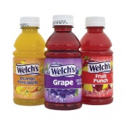 Welch's Fruit Juice Variety Pack, Fruit Punch, Grape, and Orange Pineapple, 10 oz Bottles, 24/Carton, Ships in 1-3 Business Days (90000105)
