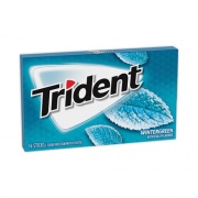 Trident Sugar-Free Gum, Wintergreen, 14 Sticks/Pack, 12 Pack/Box, Ships in 1-3 Business Days (30400058)