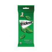 Trident Gum, Spearmint, 14 Sticks/Packet, 3 Packets/Pack, 3 Packs, Delivered in 1-4 Business Days (30400047)