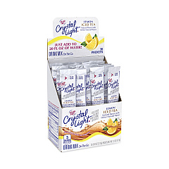 Crystal Light On-The-Go Sugar-Free Drink Mix, Iced Tea, 0.08 oz Single-Serving Tubes, 30/Box, 2 Boxes/Carton (GRR30700159)