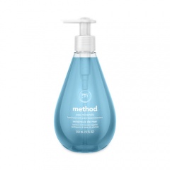 Method Gel Hand Wash, Sea Minerals, 12 oz Pump Bottle, 6/Carton (00162CT)