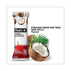 Thats it Nutrition Bar, Gluten Free Apple and Coconut Fruit, 1.2 oz Bar, 12/Carton (GRR30700256)