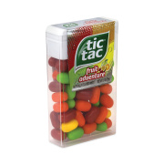 Tic Tac Fruit Adventure Mints, 1 oz Flip-Top Dispenser, 12/Pack, Ships in 1-3 Business Days (24100014)