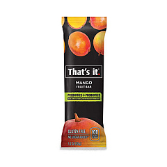 Thats it Nutrition Bar, Probiotic Mango Fruit, 1.2 oz Bar, 12/Carton, Ships in 1-3 Business Days (GRR30700239)