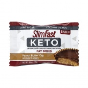 SlimFast Keto Fat Bomb Peanut Butter Cup, 0.6 oz Bar, 5 Bars/Box, 2 Boxes, Delivered in 1-4 Business Days (30700127)