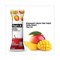 Thats it Nutrition Bar, Gluten Free Apple and Mango Fruit, 1.2 oz Bar, 12/Carton (GRR30700257)