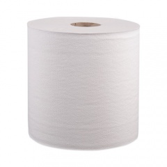 Windsoft Hardwound Roll Towels, 1-Ply, 8" x 800 ft, White, 6 Rolls/Carton (12906B)