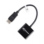 Innovera DisplayPort to VGA Adapter, 0.65 ft, Black (50010)