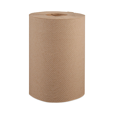 Windsoft Hardwound Roll Towels, 1-Ply, 8" x 350 ft, Natural, 12 Rolls/Carton (WIN108)